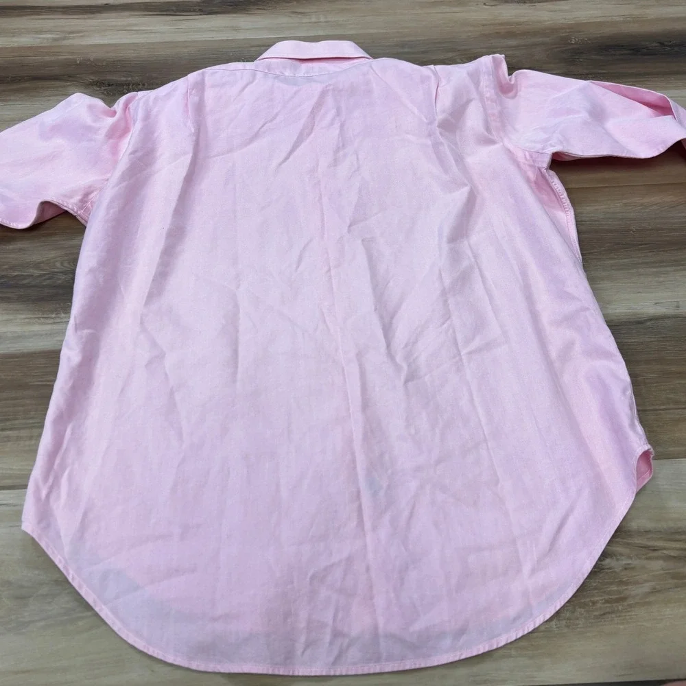Polo Ralph Lauren Dress Shirt 15.5 32/33 Herringbone Regent Classic Fit Pink